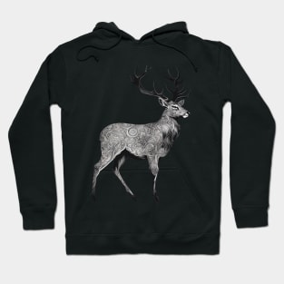 Deer Tattoo Hoodie